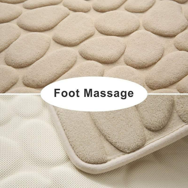 40X60cm Non Slip Memory Foam Bath Mat Super Absorbent Floor Rug For Bathroom Use Khaki Bath Mats Rugs & Toilet Covers