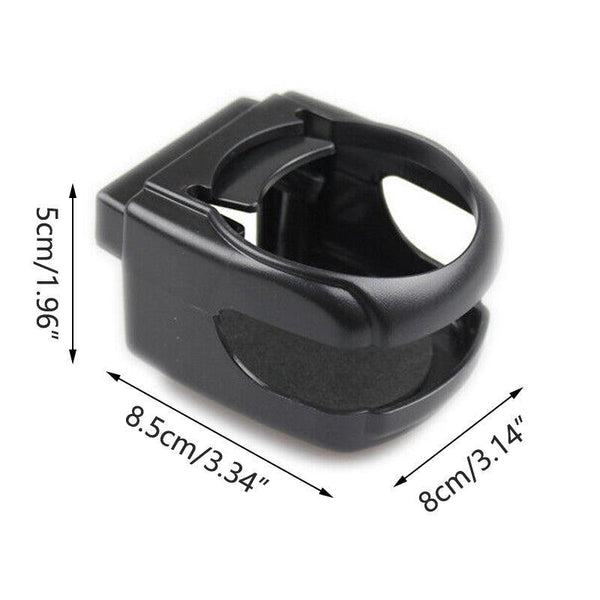 Car Cup Holder Air Vent Drink Mount Black Clip On Can Bottle For Vehicle Cup Holders