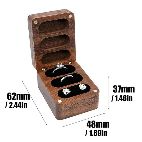 Ring Jewellery Box High Storage With Three Compartments For Rings Jewellery Boxes
