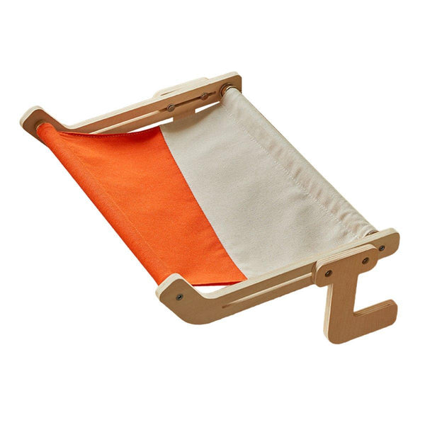 Hanging Cat Hammock Solid Wood Sun Bed Nest For All Seasons Durable Pet Beds