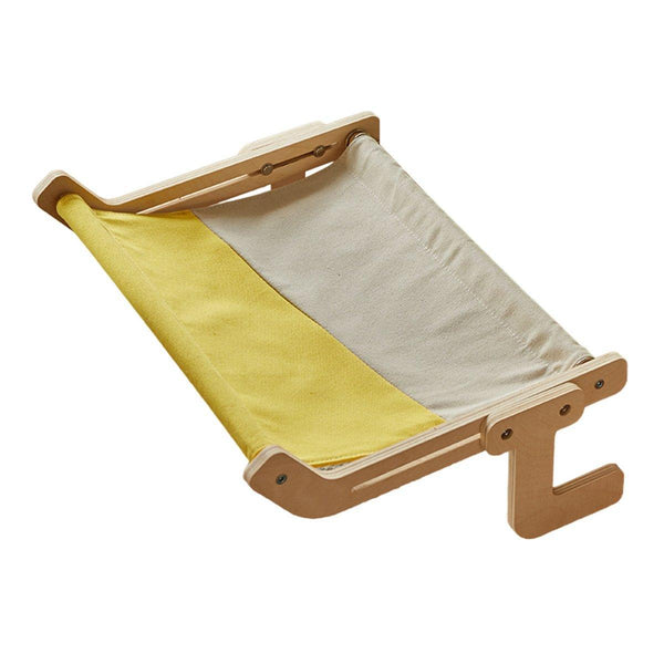 Hanging Cat Hammock Solid Wood Sun Bed Nest For All Seasons Durable Pet Beds