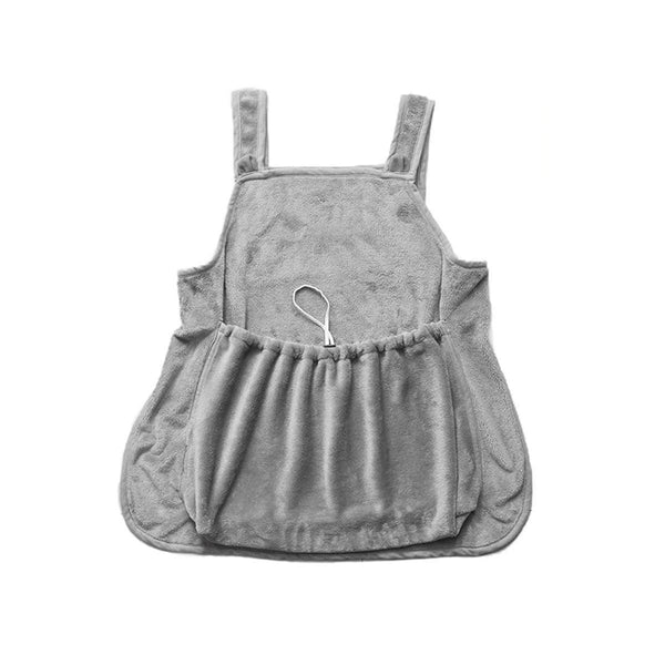Non Stick Hair Cat Apron Kangaroo Style Pet Grooming Bib No Hole Design Dog Grooming