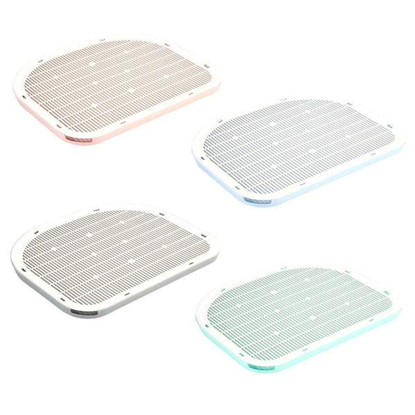 Anti Spill Mat Double Layer Pet Toilet For Box Blue Cat Litter