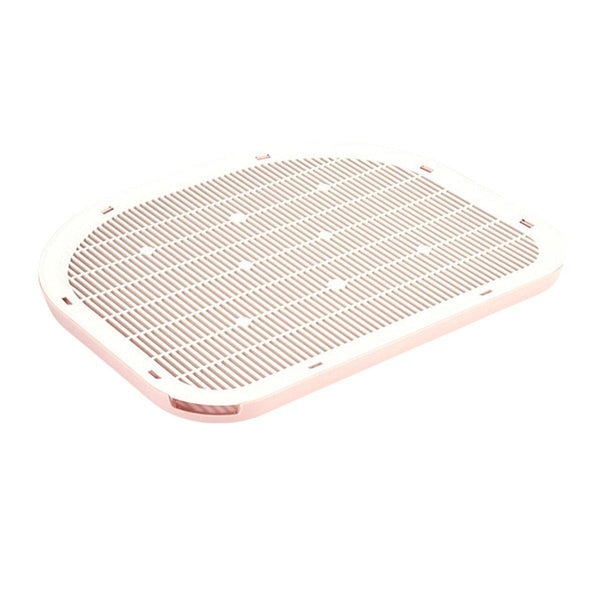 Anti Spill Mat Double Layer Pet Toilet For Box Pink Cat Litter