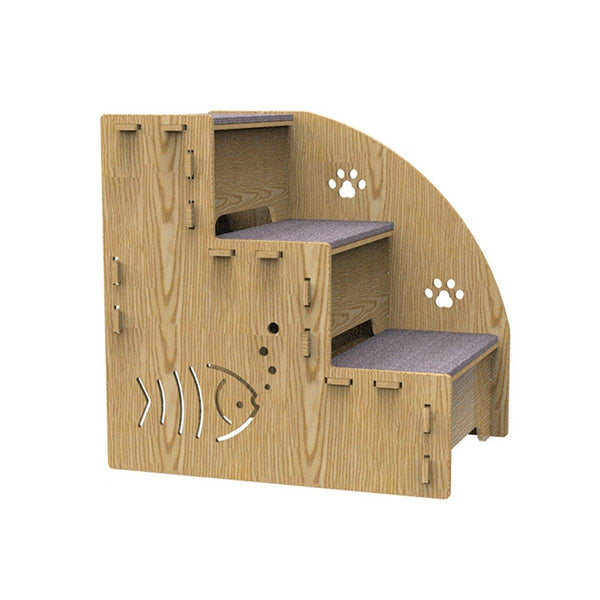 Pet Climbing Ladder Bed Step Frame Durable For Small Pets Pet Transport