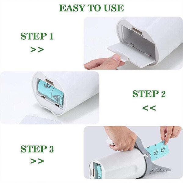 Scoop Integrated Detachable Shovel Holder Poop Pet Sifter Cleaning 1 And Roll Bags Cat Litter