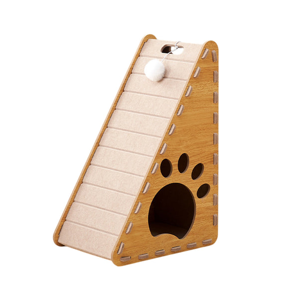 Triangle Cat Scratch Board Felt Claw Pad Vertical Nest Durable All Season Use Furniture & Scratchers
