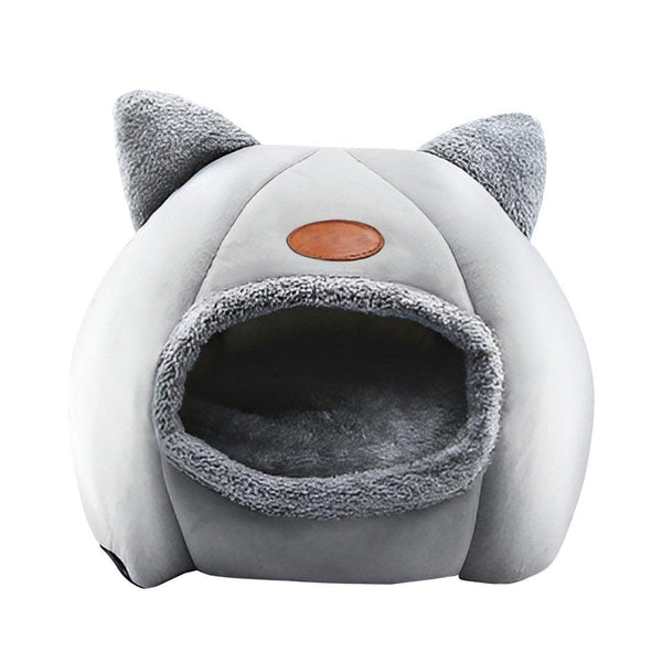 Cat Bed Winter Warm Enclosed Pet House Cozy Indoor Sleeping Nest For Cold Weather L Pet Beds