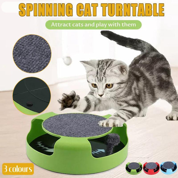 Motion Kitten Cat Toy Catch The Mouse Chase Interactive Training Scratchpad Red Cat Toys