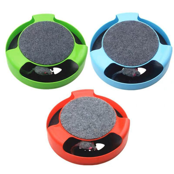 Motion Kitten Cat Toy Catch The Mouse Chase Interactive Training Scratchpad Red Cat Toys