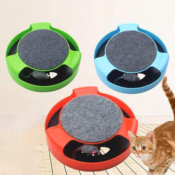 Motion Kitten Cat Toy Catch The Mouse Chase Interactive Training Scratchpad Red Cat Toys