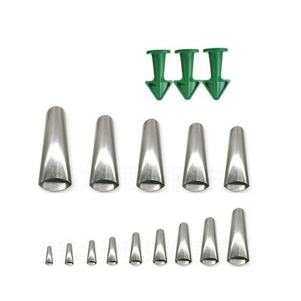 17Pcs Stainless Steel Perfect Caulking Nozzle Applicator Sealant Finishing Tool Other Hand Tools