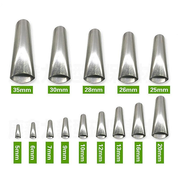 17Pcs Stainless Steel Perfect Caulking Nozzle Applicator Sealant Finishing Tool Other Hand Tools