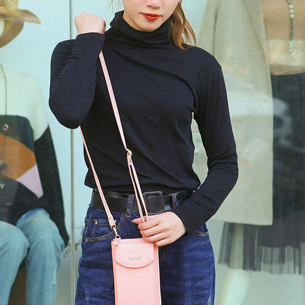 Women Pouch Bag Mobile Phone Pu Leather Crossbody Purse Wallet Shoulder Women's Bags & Handbags