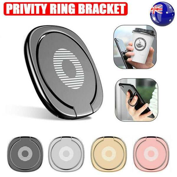 Iring Phone Ring Finger Holder Stand Mobile Grip With Mount Hook For Iphone And Ipad Black Mounts & Holders