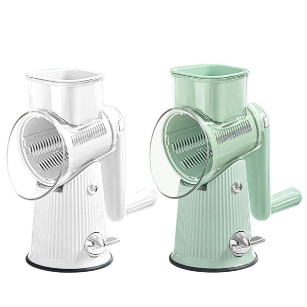 Multifunctional Vegetable Cutter Drum Slicer Kitchen Hand Cranked Grater Tool White Slicers And Electric Knives