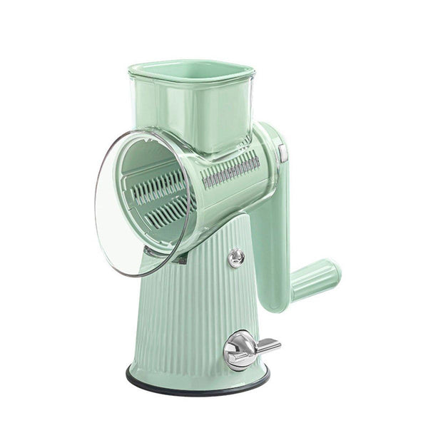 Multifunctional Vegetable Cutter Drum Slicer Kitchen Hand Cranked Grater Tool White Slicers And Electric Knives