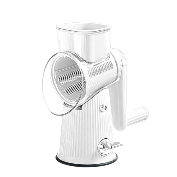 Multifunctional Vegetable Cutter Drum Slicer Kitchen Hand Cranked Grater Tool White Slicers And Electric Knives