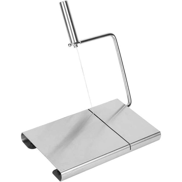 Stainless Steel Cheese Slicer Wire Cutter With Non Slip Base For Butter And Cake Slicers And Electric Knives