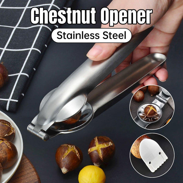 Chestnut Opener 304 Stainless Steel Cross Shell Stripper Nut Cracker Nut & Shell Crackers