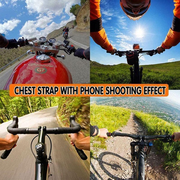 Cell Phone Chest Mount Harness Strap Holder Clip For Iphone Samsung Gopro Mounts & Holders