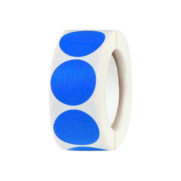 8 Rolls Colored Polka Dot Labels Round Seal Stickers Marking Set Black Label Tapes & Cartridges