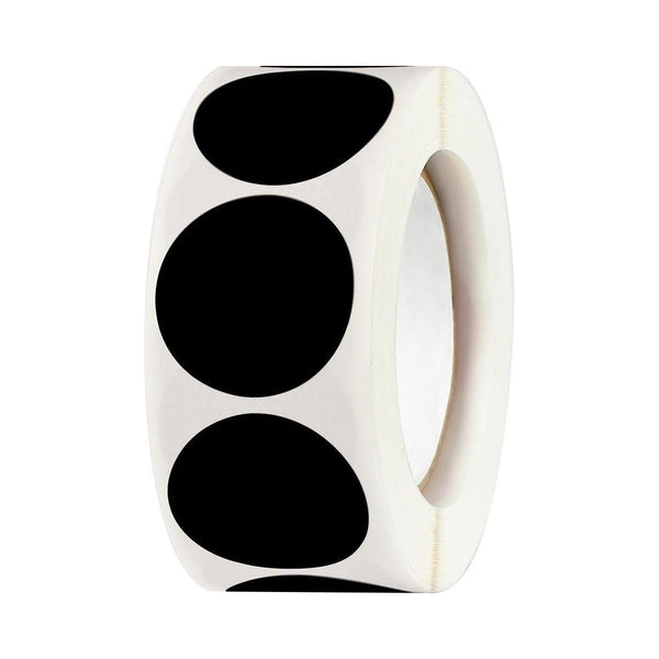 8 Rolls Colored Polka Dot Labels Round Seal Stickers Marking Set Black Label Tapes & Cartridges