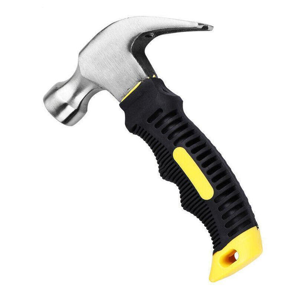 Stubby Claw Hammer Drop Forged Steel All Purpose Rubber Grip 8Oz Small Area Hammers & Mallets