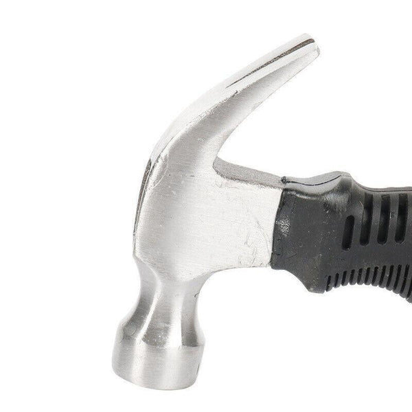 Stubby Claw Hammer Drop Forged Steel All Purpose Rubber Grip 8Oz Small Area Hammers & Mallets