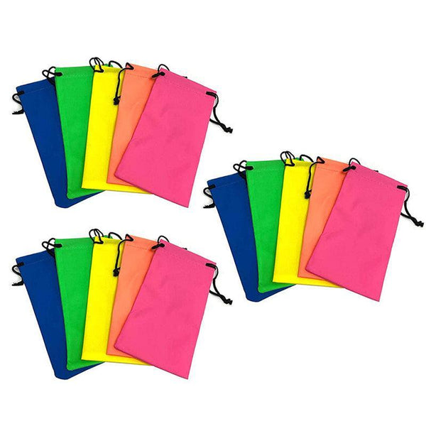 5Pcs Cleaning Clothes Sunglasses Pouch Glasses Case Soft Eyeglasses Bag Random 10Pcs Eyeglass Cleaning Tools & Supplies