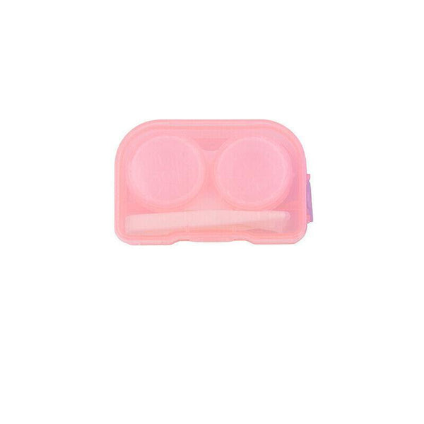 Lens Storage Case With Applicator Kit Tweezers Soft Tip Tool For Contact Eye Care White Eyeglass Cases & Storage