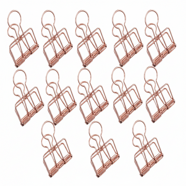 Solid Color Hollow Out Swallowtail Metal Binder Bookmark Clips Office Supplies School Supplies