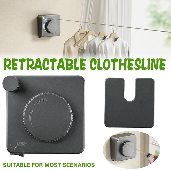 Invisible Wall Mounted Clothesline For Hotel Bathroom Sunbed Laundry Drying Rope Clothes Airers