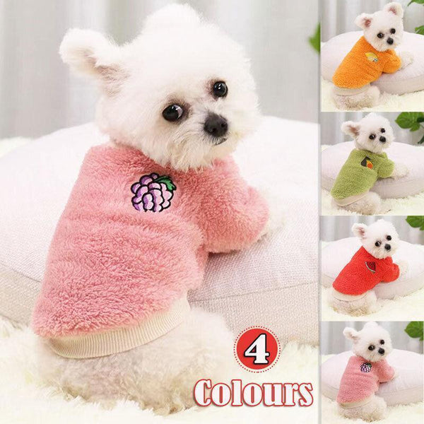 Xs Puppy Pet Dog Fleece Warm Jumper Sweater Coat Small Yorkie Chihuahua Cat Clothes Pink Dog Clothing & Shoes