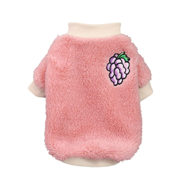 Xs Puppy Pet Dog Fleece Warm Jumper Sweater Coat Small Yorkie Chihuahua Cat Clothes Pink Dog Clothing & Shoes