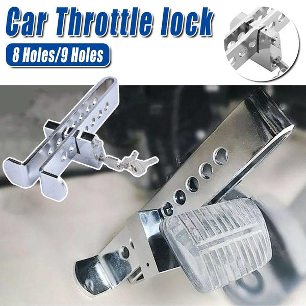 Universal Car Anti Theft Clutch Throttle Brake Lock 8/9 Holes Security Other Car Interior