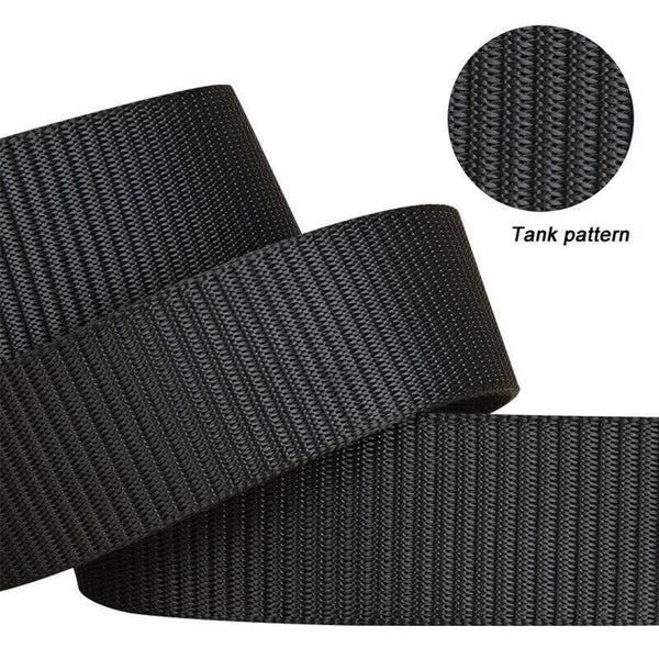 Mens Canvas Outdoor Tactical Belt Heavy Duty Army Waist Web Strap Waistband Hot Khaki Waist Packs & Bags