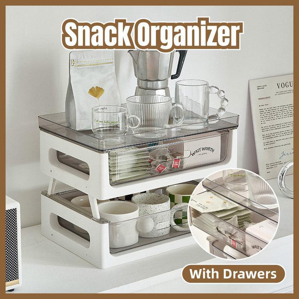 Drawer Desktop Storage Organizer Two Tier Shelf Home Office Unit Other Laptop & Desktop Accs