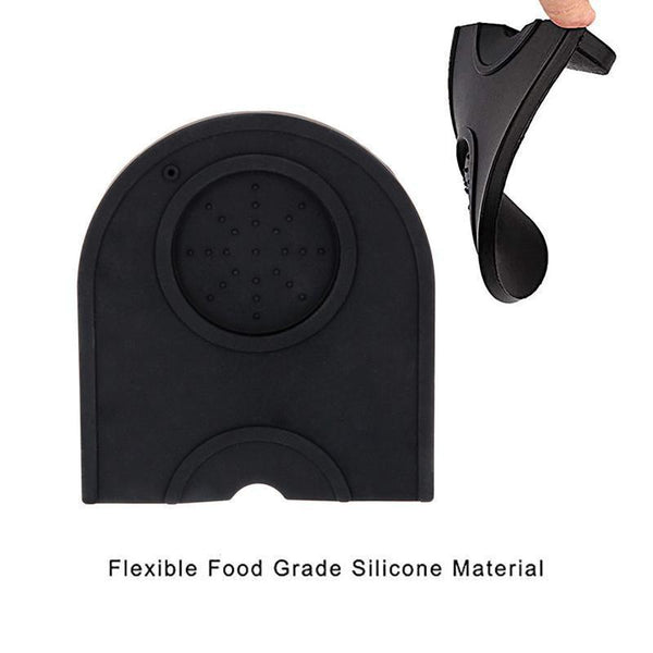 Silicone Coffee Tamper Mat Non Slip Corner Tamping Pad For Espresso Station 14X12.5Cm Coffee Tea & Espresso Parts