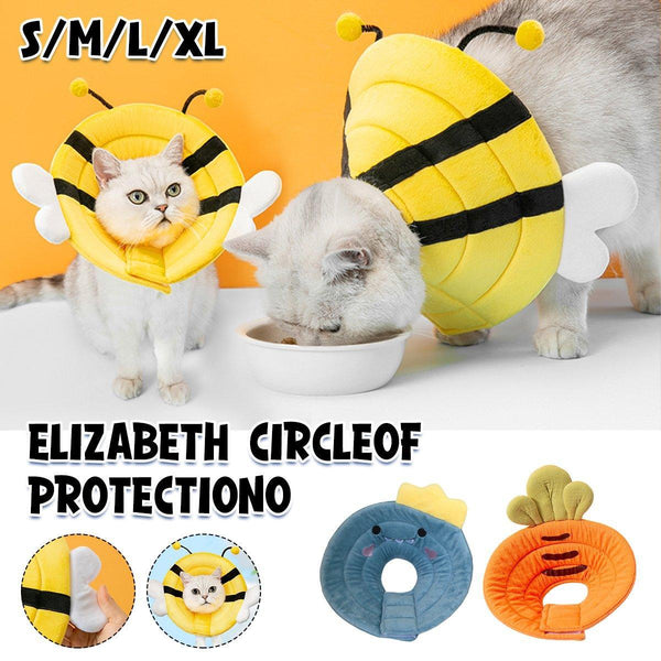 Elizabeth Circle Cat Sterilization Collar Anti Licking Pet Scarf For And Dog Dinosaur M Dog Collars