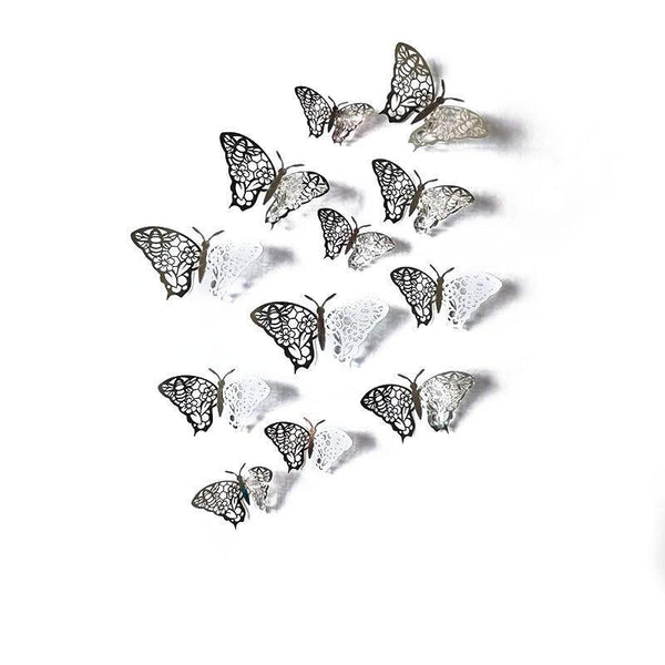 12X 3D Butterfly Wall Decals Stickers Removable Kids Nursery Decoration 7601 Wall Stickers