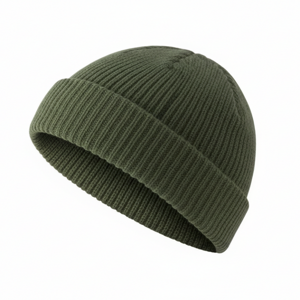 Men Women Mini Fisherman Beanie Winter Spring Hat Soft Knitted Docker Skull Cap Hats & Headwear
