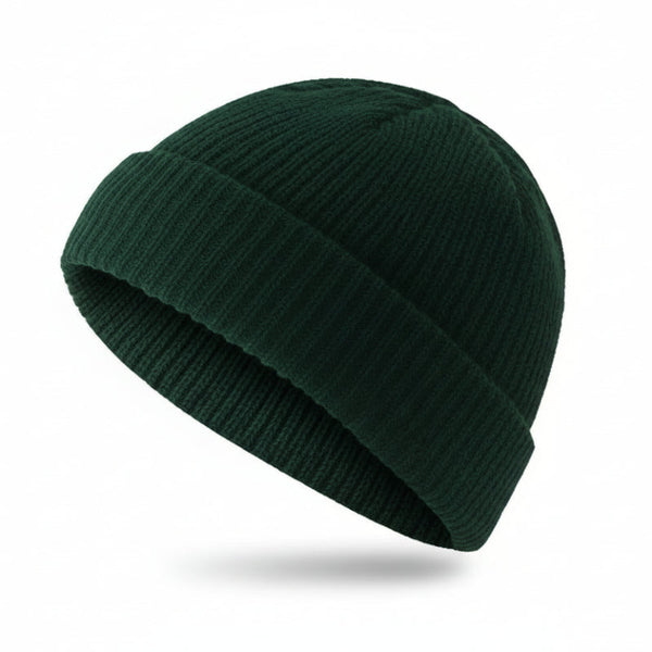 Men Women Mini Fisherman Beanie Winter Spring Hat Soft Knitted Docker Skull Cap Hats & Headwear