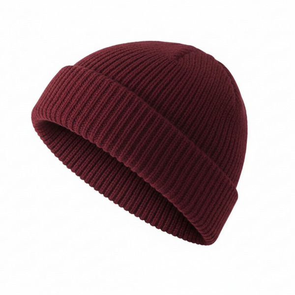 Men Women Mini Fisherman Beanie Winter Spring Hat Soft Knitted Docker Skull Cap Hats & Headwear