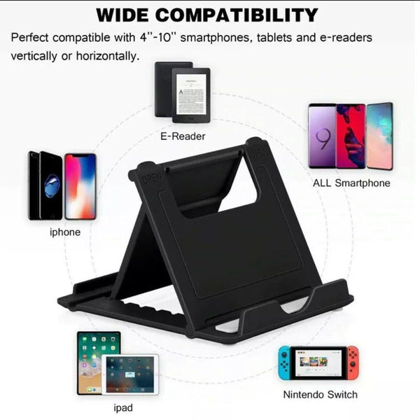 Universal Foldable Tablet And Phone Stand Adjustable Portable Desk Holder Green Mounts Stands & Holders
