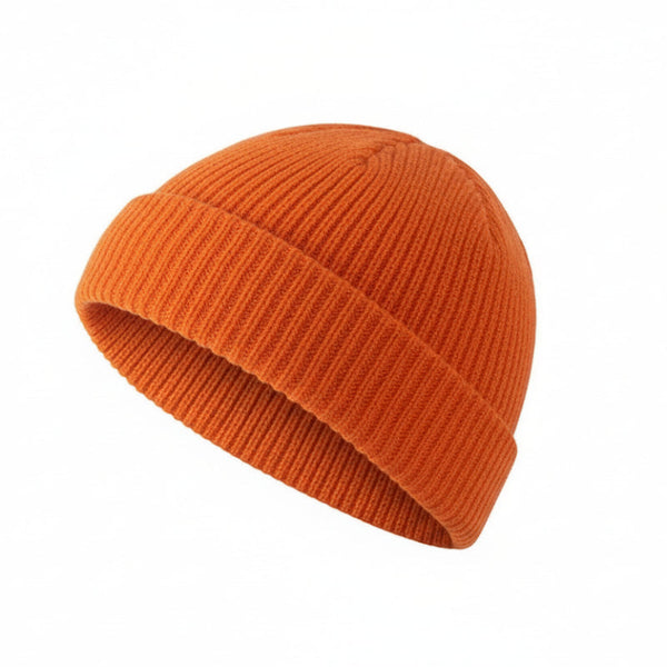 Men Women Mini Fisherman Beanie Winter Spring Hat Soft Knitted Docker Skull Cap Hats & Headwear