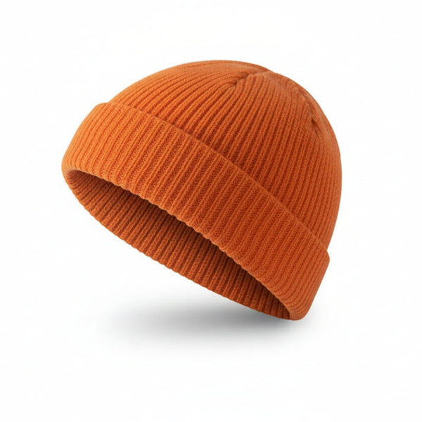 Men Women Mini Fisherman Beanie Winter Spring Hat Soft Knitted Docker Skull Cap Hats & Headwear