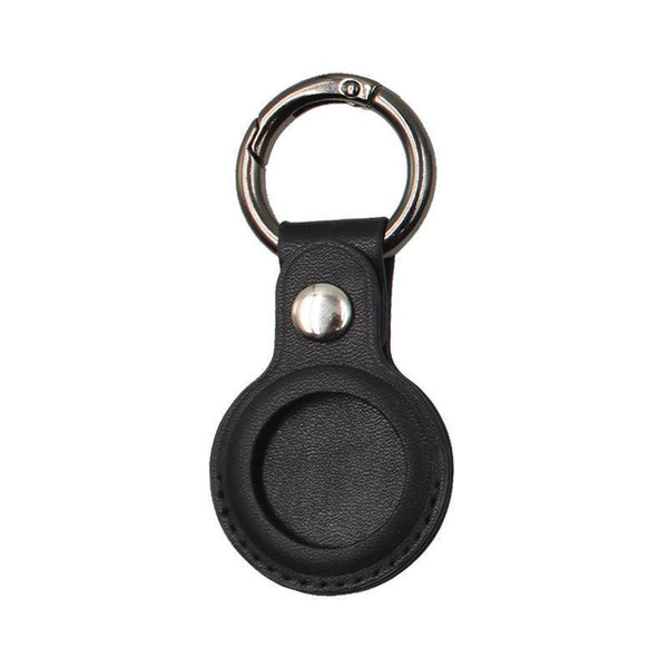 For Apple Airtag Leather Case Cover Tag Keychain Holder Sleeve Shell Tracker Red Gps
