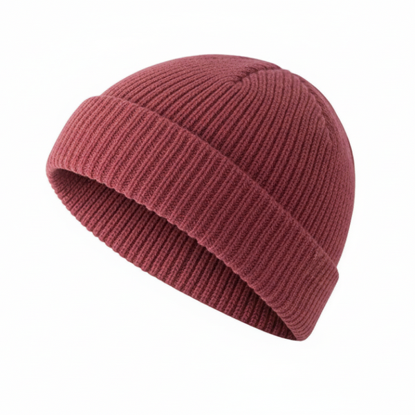 Men Women Mini Fisherman Beanie Winter Spring Hat Soft Knitted Docker Skull Cap Hats & Headwear