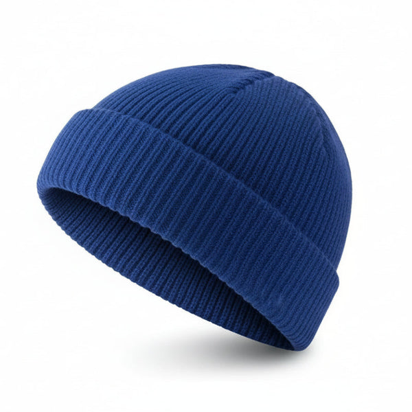Men Women Mini Fisherman Beanie Winter Spring Hat Soft Knitted Docker Skull Cap Hats & Headwear